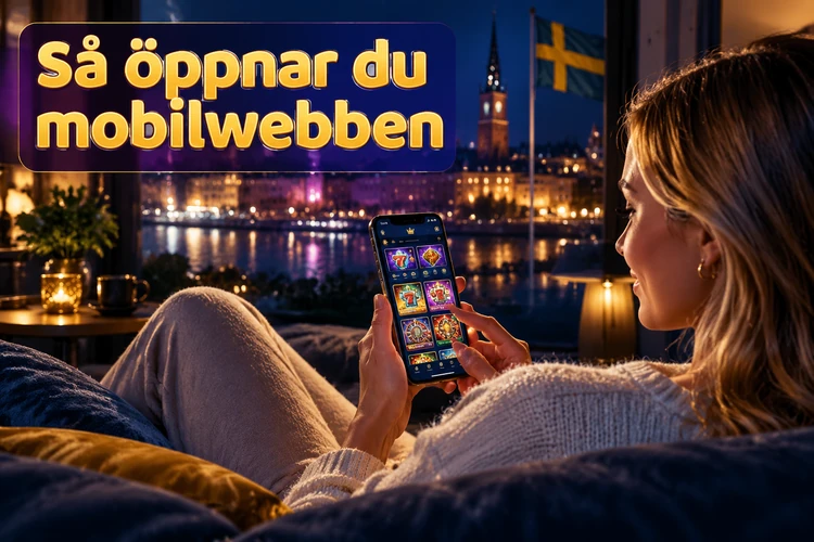 Så öppnar du mobilwebben