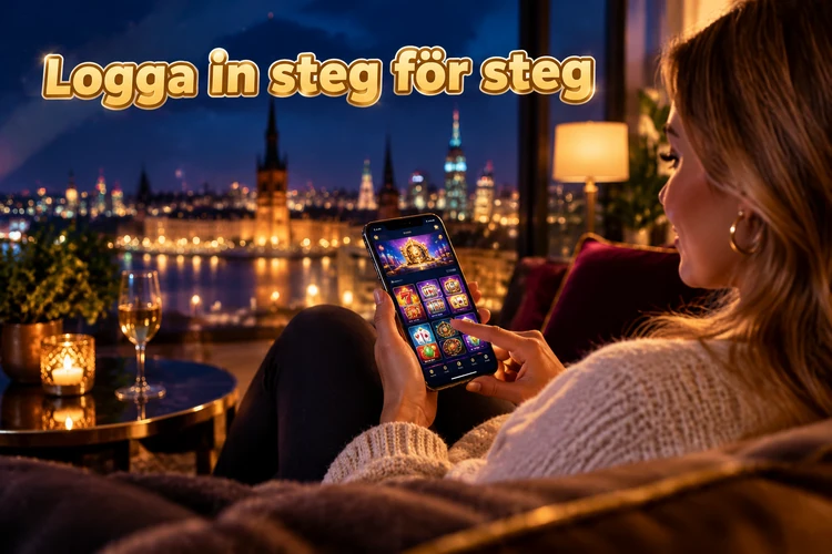 Logga in steg för steg